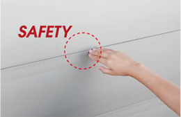 隙間のないパネルジョイント