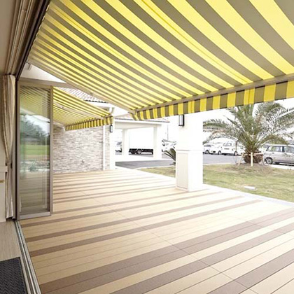 木材・プラスチック再生複合材テクモク