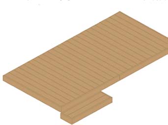 デッキ+ステップ